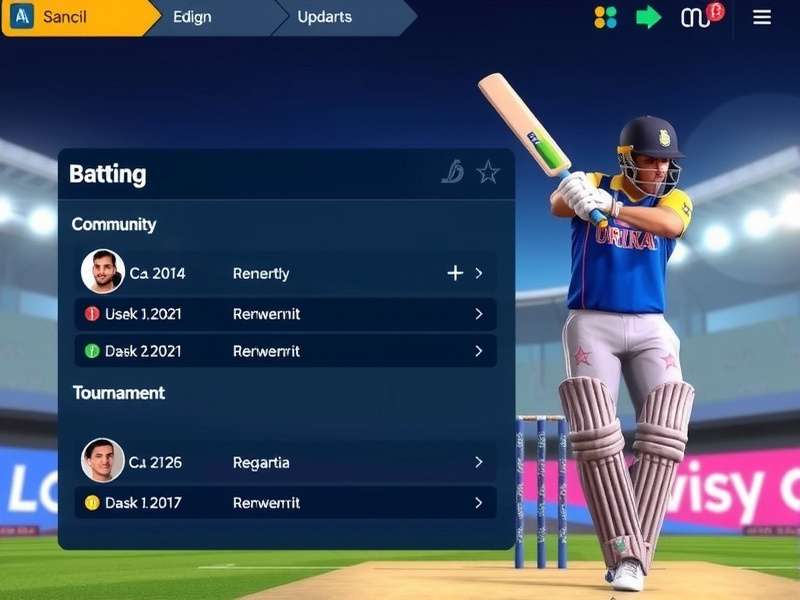 ODI Cricket Warriors India gameplay screenshot
